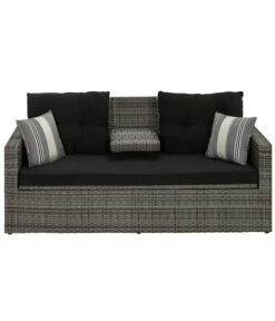 Dehner Flecht-Truhenbank Föhr, 3-Sitzer -Gartenmöbelgeschäft 6704795 WE FS 003 TruhenbankFoehrNeu