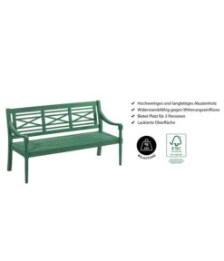 Dehner Gartenbank Emma, 3-Sitzer -Gartenmöbelgeschäft 6708473 WE IG 001 BankEmma3er