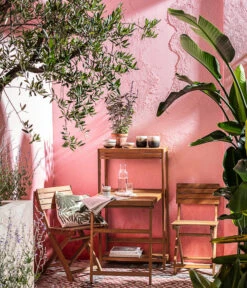 Dehner Balkonset Neapel, 3-teilig -Gartenmöbelgeschäft 6712368 WE MO 001 DehnerBalkonsetNeapelNaturNEU