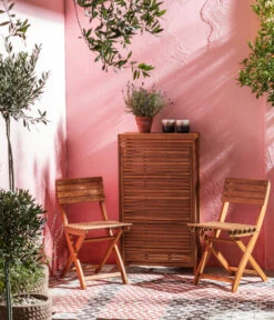 Dehner Balkonset Neapel, 3-teilig -Gartenmöbelgeschäft 6712368 WE MO 002 DehnerBalkonsetNeapelNaturNEU