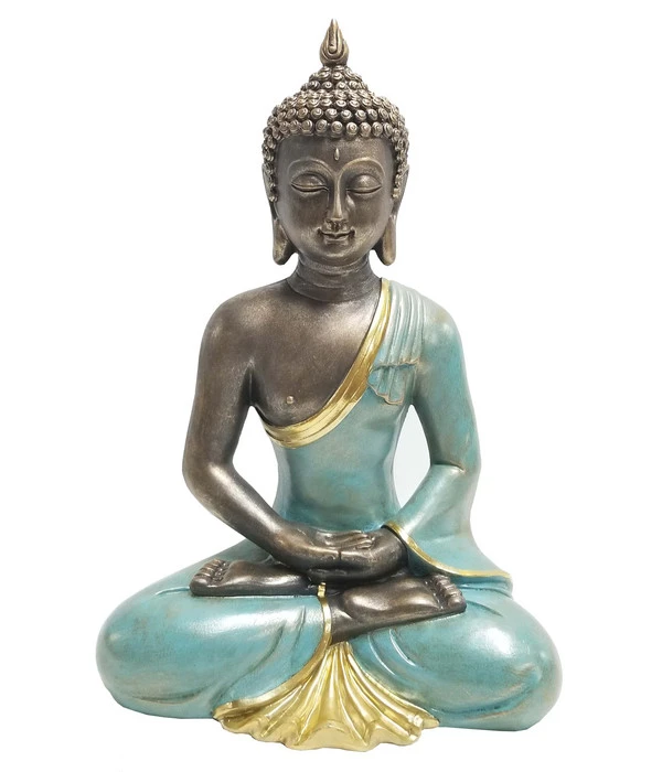 Dehner Polyresin-Buddha, Ca. B28/H42/T19 Cm 1 Dehner Polyresin-Buddha, Ca. B28/H42/T19 Cm