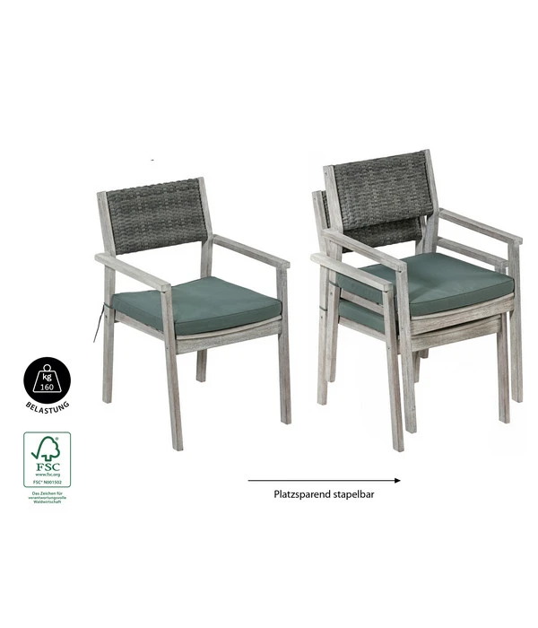 Dehner Stapelstuhl Stockholm 6 Dehner Stapelstuhl Stockholm – Bild 6