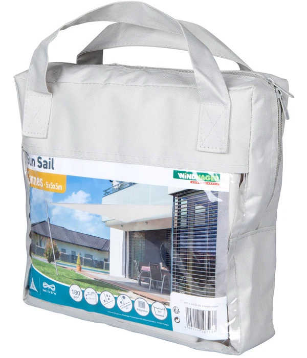 Windhager Sonnensegel Cannes, Dreieckig, Ca. B500/T500 Cm 2 Windhager Sonnensegel Cannes, Dreieckig, Ca. B500/T500 Cm – Bild 2