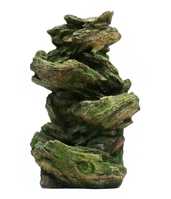 Ubbink Polyresin-Gartenbrunnen Mini-Wasserfall Vernier, Ca. B46/H78/T36 Cm 1 Ubbink Polyresin-Gartenbrunnen Mini-Wasserfall Vernier, Ca. B46/H78/T36 Cm