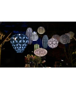 Lumiz Solar-Lampion Round Sashiko Copper, Ca. Ø20/H18 Cm 5 Lumiz Solar-Lampion Round Sashiko Copper, Ca. Ø20/H18 Cm -Gartenmöbelgeschäft 6814206 WE MO 001 Solarleuchte