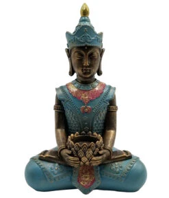 Dehner Polyresin-Buddha, Ca. H34,5 Cm