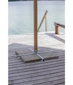 Dehner Ampelschirm Zypern, Holzoptik, Quadratisch, Ca. B300/T300 Cm -Gartenmöbelgeschäft 6865562 WE DE 003 AmpelschirmZypernHellbraun