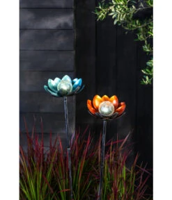 Dehner Solarstab Lotus, Ca. Ø22/H101 Cm -Gartenmöbelgeschäft 6869473 WE MO 001 DehnerSolarstabLotus