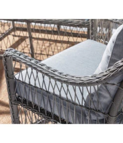 Dehner Geflechtlounge Santos, 4-teilig -Gartenmöbelgeschäft 6875074 WE DE 003 LoungeSantosNEU