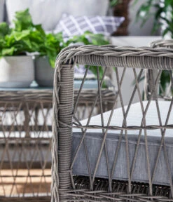 Dehner Geflechtlounge Santos, 4-teilig -Gartenmöbelgeschäft 6875074 WE DE 004 LoungeSantosNEU