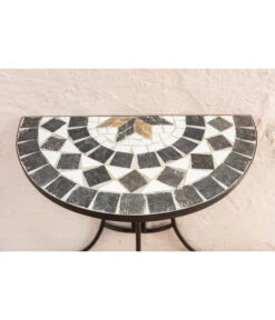 Dehner Mosaiktisch Diana Halbrund, Ca. B60/H72,5/T31,5 Cm 7 Dehner Mosaiktisch Diana Halbrund, Ca. B60/H72,5/T31,5 Cm -Gartenmöbelgeschäft 6875082 WE DE 001 TischHalbrundDiana