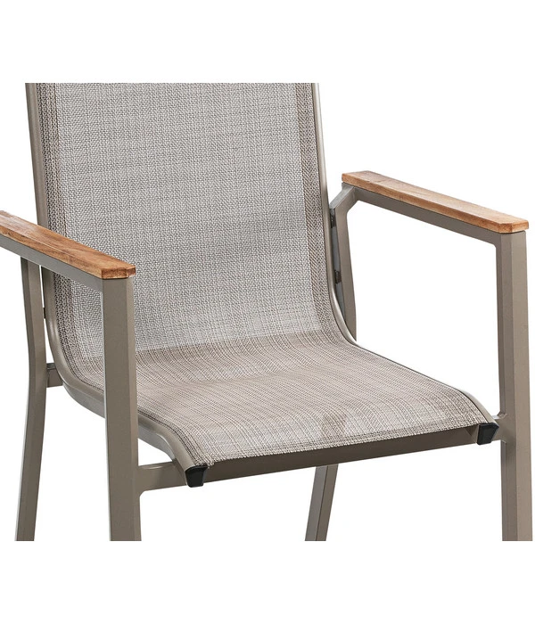 Dehner Stapelstuhl Cleveland, Hellbraun 6 Dehner Stapelstuhl Cleveland, Hellbraun – Bild 6