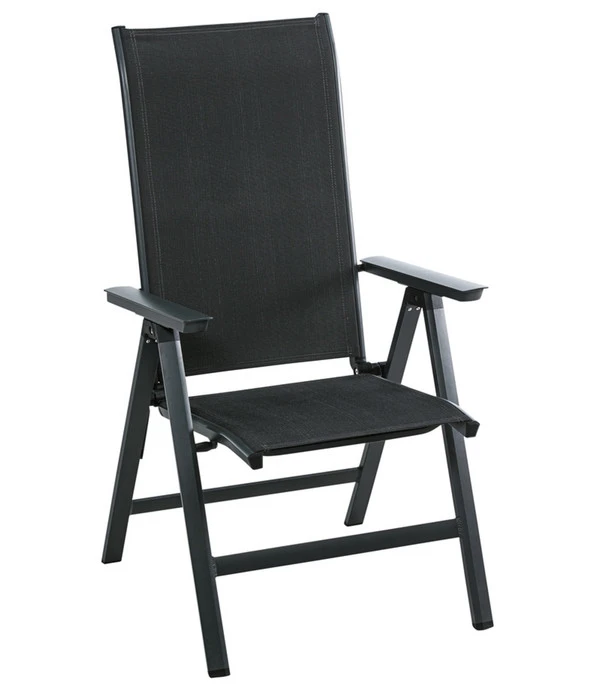 Dehner Klappsessel Cleveland, Dunkelgrau 1 Dehner Klappsessel Cleveland, Dunkelgrau