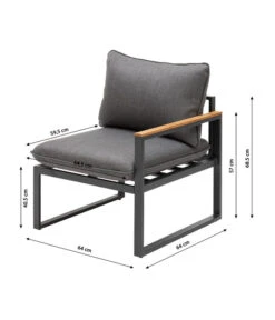 Dehner Balkonset Padua, 5-teilig -Gartenmöbelgeschäft 6894174 WE BG 001 BalkongruppePadua