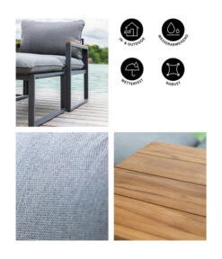 Dehner Balkonset Padua, 5-teilig -Gartenmöbelgeschäft 6894174 WE IG 001 BALKONSETPADUA