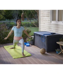 Keter Aufbewahrungsbox Borneo, 416 Liter, Ca. B130/H63/T70 Cm -Gartenmöbelgeschäft 6894935 WE MO 002 KeterAufbewahrungsbox