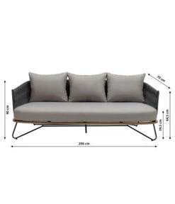 Dehner Gartenlounge Monte Carlo, 4-teilig 20 Dehner Gartenlounge Monte Carlo, 4-teilig -Gartenmöbelgeschäft 6895346 WE BG 001 LoungeMonteCarlo