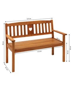 Dehner Bank Heart -Gartenmöbelgeschäft 6897763 WE BG 001 2SitzerBankHeart