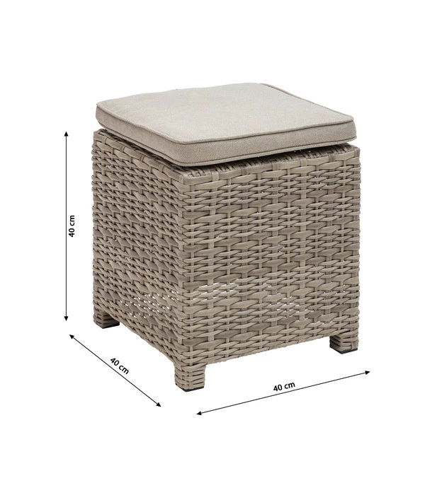 Dehner Geflechtlounge Bologna, 5-teilig 14 Dehner Geflechtlounge Bologna, 5-teilig – Bild 14