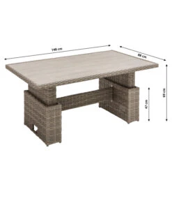 Dehner Geflechtlounge Bologna, 5-teilig 30 Dehner Geflechtlounge Bologna, 5-teilig -Gartenmöbelgeschäft 6903447 WE BG 004 LoungeBolognaNEU