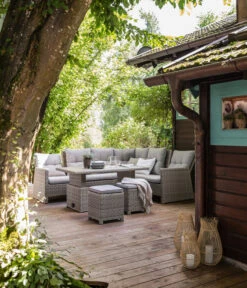 Dehner Geflechtlounge Bologna, 5-teilig 22 Dehner Geflechtlounge Bologna, 5-teilig -Gartenmöbelgeschäft 6903447 WE MO 001 LoungeBolognaNEU