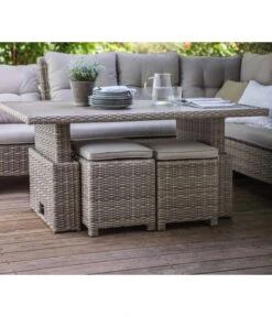 Dehner Geflechtlounge Bologna, 5-teilig 23 Dehner Geflechtlounge Bologna, 5-teilig -Gartenmöbelgeschäft 6903447 WE MO 002 LoungeBolognaNEU