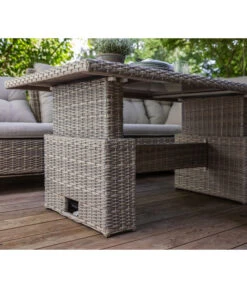 Dehner Geflechtlounge Bologna, 5-teilig 24 Dehner Geflechtlounge Bologna, 5-teilig -Gartenmöbelgeschäft 6903447 WE MO 003 LoungeBolognaNEU