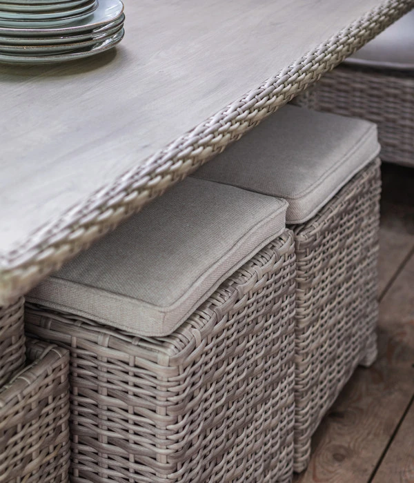 Dehner Geflechtlounge Bologna, 5-teilig 10 Dehner Geflechtlounge Bologna, 5-teilig – Bild 10