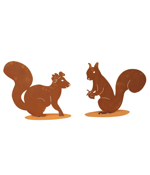 Ferrum Rost-Eichhörnchen Pauline, Ca. 36 Cm 2 Ferrum Rost-Eichhörnchen Pauline, Ca. 36 Cm – Bild 2
