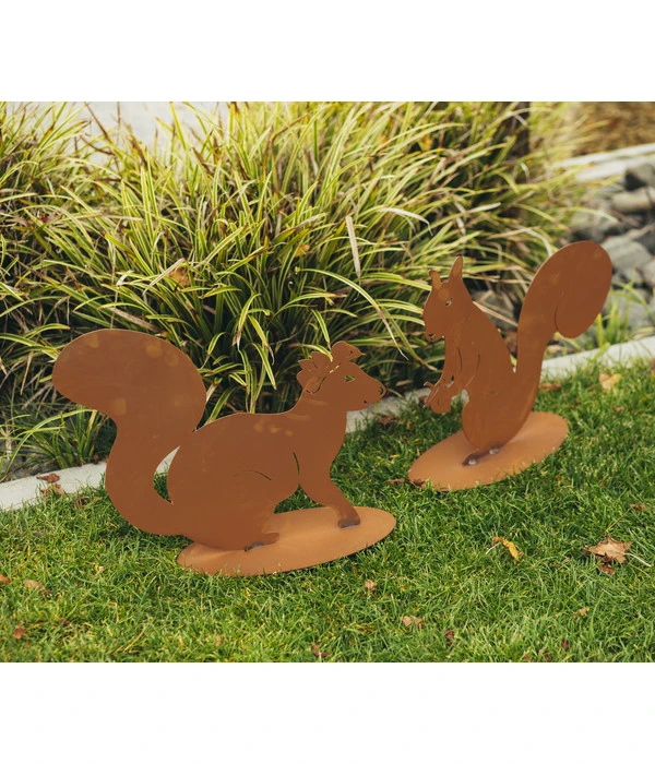 Ferrum Rost-Eichhörnchen Pauline, Ca. 36 Cm 3 Ferrum Rost-Eichhörnchen Pauline, Ca. 36 Cm – Bild 3