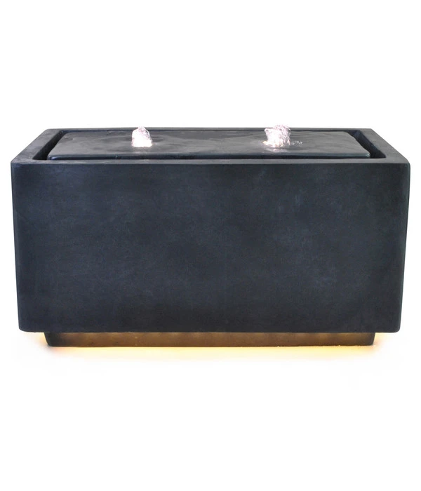 Dehner Polyresin-Gartenbrunnen Praca Mit LED-Beleuchtung, Rechteckig 1 Dehner Polyresin-Gartenbrunnen Praca Mit LED-Beleuchtung, Rechteckig