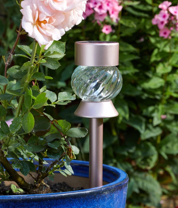 Smart Garden Solarleuchte Swirl, Ca. Ø7/H33,5 Cm 2 Smart Garden Solarleuchte Swirl, Ca. Ø7/H33,5 Cm – Bild 2