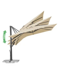 Schneider Ampelschirm Rhodos Smart, Quadratisch, Ca. B300/T300 Cm -Gartenmöbelgeschäft 6953384 6953434 WE IG 003 SchneiderAmpelschirmRhodosSmart