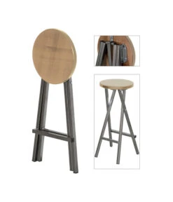 Fun Star Barhocker, Ca. H82 Cm -Gartenmöbelgeschäft 6982896 WE DE 003 BarhockerStahlHolz