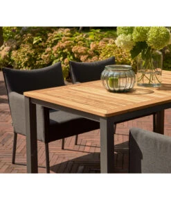 Siena Garden Gartentisch Geneva, Ca. B160/H74,2/T90 Cm -Gartenmöbelgeschäft 6986541 WE DE 008 GenevaTischTeakGraph