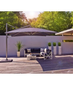 Siena Garden Ampelschirm Stratos, Rechteckig, Ca. B400/T300 Cm -Gartenmöbelgeschäft 6988026 WE MO 001 SienaGardenAmpelschirmStratos300x400cmSchwarz